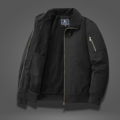 GRAHAM FLEECE BOMBER JACKET