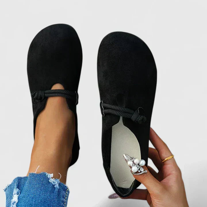 Lynda | Orthopedic Rope-Detail Loafers