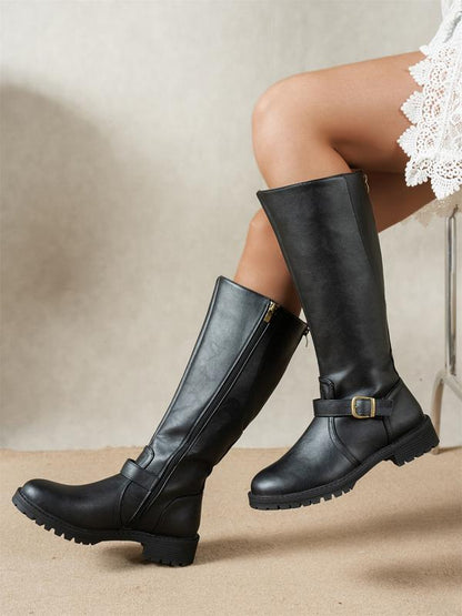 CLARA LOW HEEL BOOTS