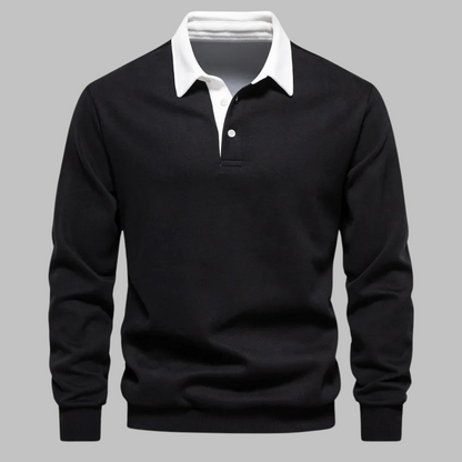 ELLISON POLO SWEATER