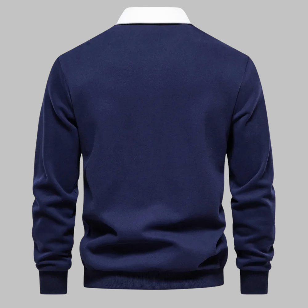ELLISON POLO SWEATER