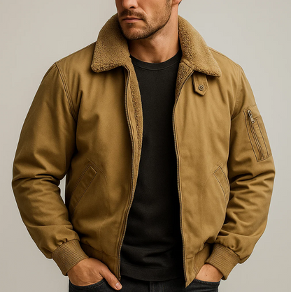 GRAHAM FLEECE BOMBER JACKET