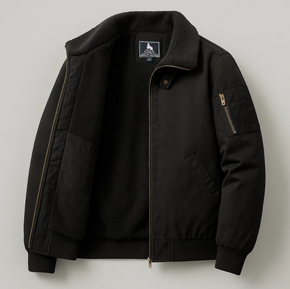 GRAHAM FLEECE BOMBER JACKET